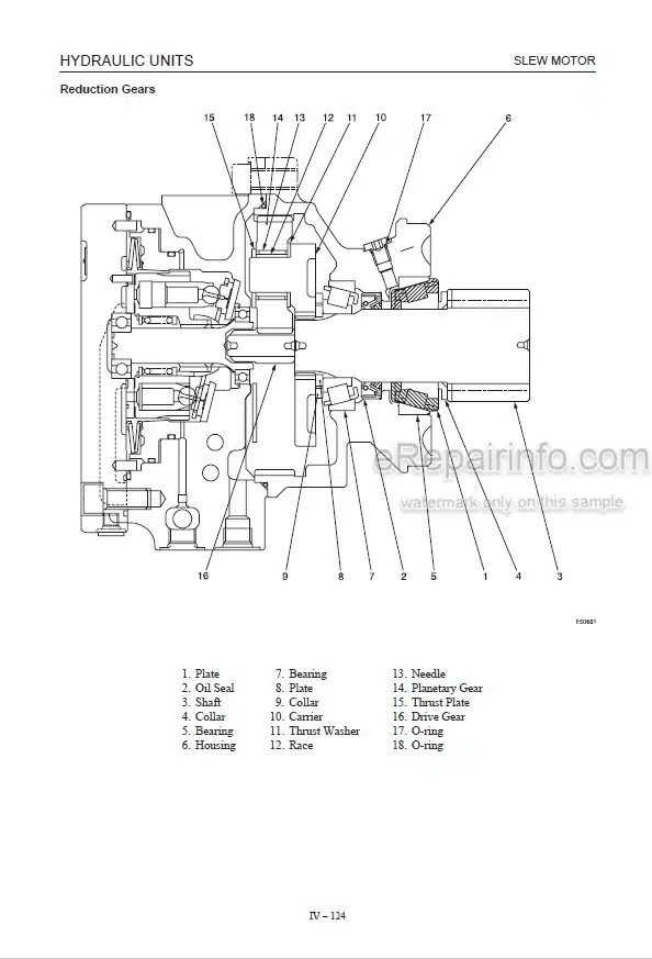 Photo 6 - Takeuchi TB28FR Workshop Manual Compact Excavator